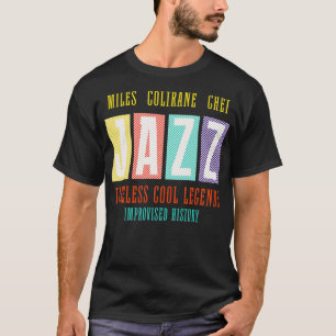 Camiseta Miles Coltrane Chet JAZZ Eterno Legendas Legal Imp