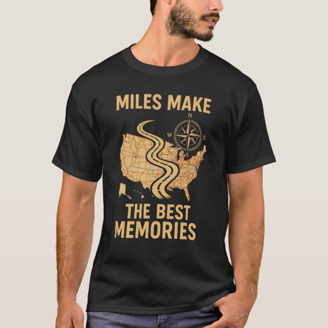 Camiseta Miles Make The Best Memories (Frente)