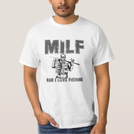 Camiseta Milf, eu adoro pescar