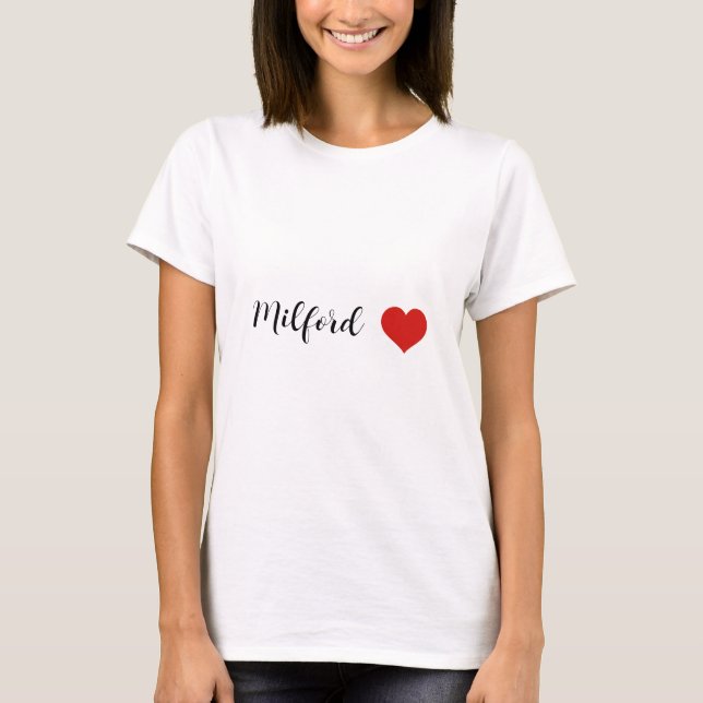 Camiseta Milford Amor  (Frente)