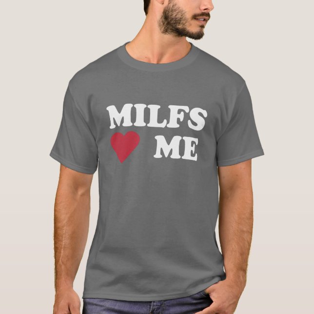 CAMISETA MILFS "CORAÇÃO" MIM (Frente)
