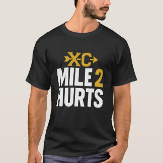 Camiseta Milha 2 Dói Piada Corrida Cross Country