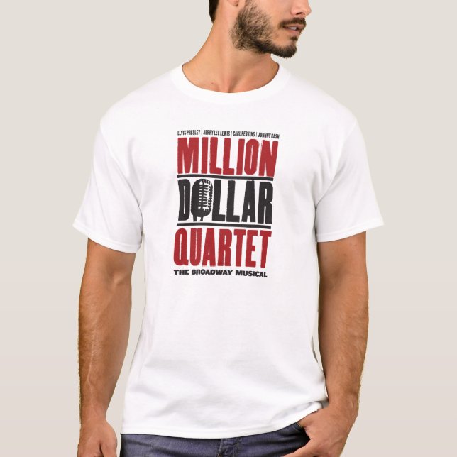Camiseta Milhão logotipos do quarteto do dólar (Frente)