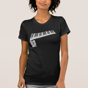 Camiseta Milhão pianos do quarteto do dólar - branco