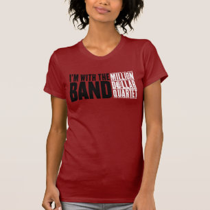 Camiseta Milhão quartetos do dólar "eu sou com a banda "