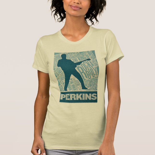 Camiseta Milhão tipos de Perkins do quarteto do dólar (Frente)