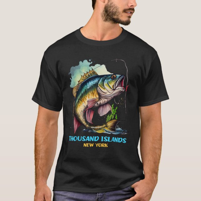 Camiseta Milhares De Ilhas New York - Pesca Trip Fisher Gea (Frente)