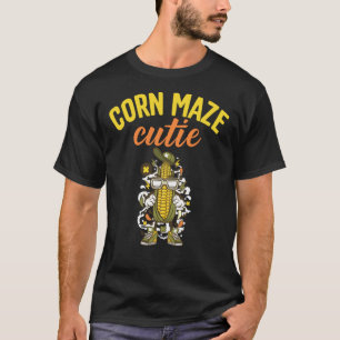 Camiseta Milho de Milho Confuso com T-Shirt Clássico do Cor