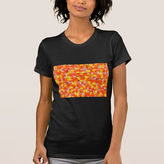 Camiseta milho doce de halloween (Frente)