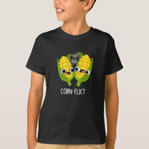 Camiseta Milho Engraçado Engraçado Corno Escuro BG