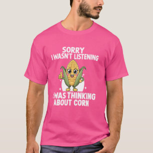Camiseta Milho Engraçado No Fazendeiro Amante De Milho