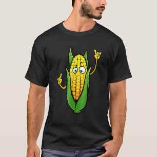 Camiseta Milho Na Design De Cob Para Homens Mulheres Agricu
