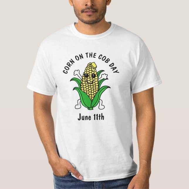 Camiseta Milho Nacional na 11 de junho do Dia do Cob (Frente)
