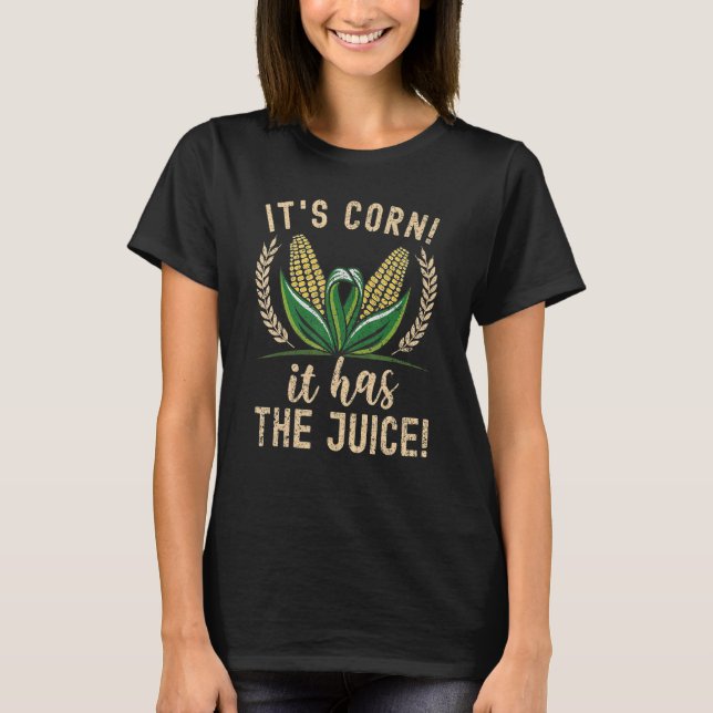 Camiseta Milho no Cob Funny Corn. Tem (Frente)