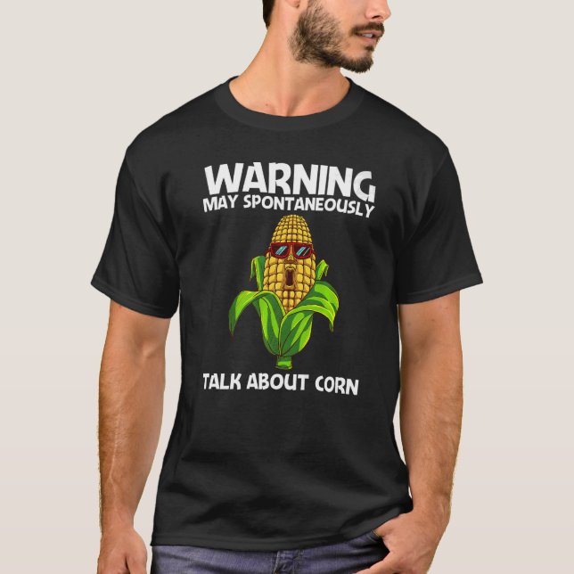 Camiseta Milho Para Homens Cultivo De Milho Cob Farmer Swee (Frente)