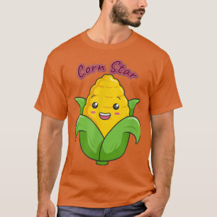 Camiseta Milho-Star Farmer Engraçando Engraçado