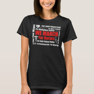 Camiseta Milhões De Enfermeiros Marcham Por Enfermeiras Pac