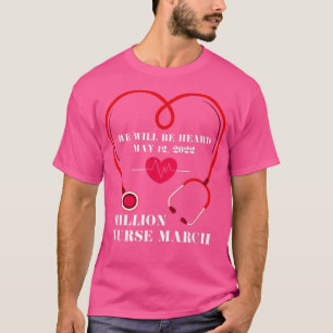 Camiseta Milhões De Enfermeiros Março De 2022 Seremos Ouvid