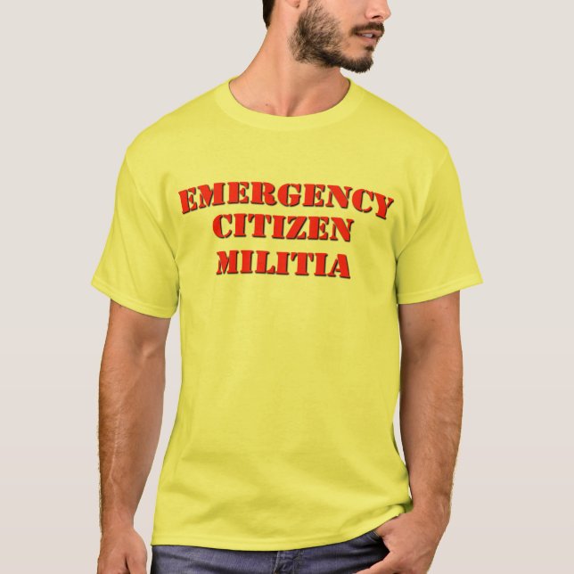 Camiseta Milícia Cidadã de Emergência (Frente)