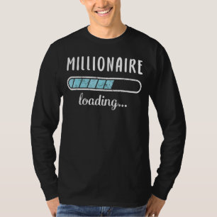 Camiseta Milionário Carregando Amigos Familiares Humor Tren