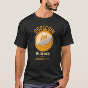 Camiseta Milionário Dogecoin Carregando Criptomoeda Criptom