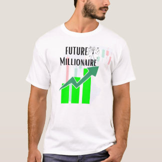 Camiseta Milionário Futuro Negociação de Forex de Ações