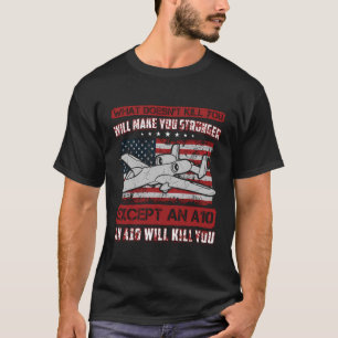 Camiseta Militar A-10 Militar Engraçado de Warthog