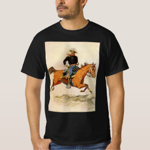Camiseta Militar Antigo, Um Oficial de Cavalaria por Reming