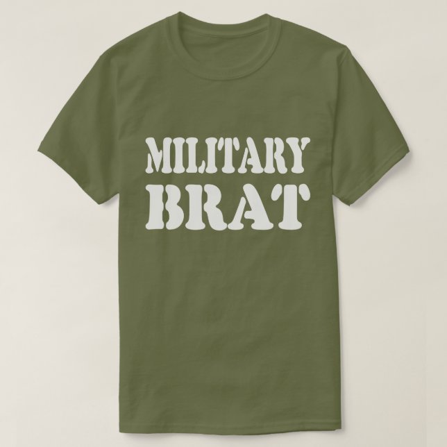 CAMISETA MILITAR BRAT (Frente do Design)