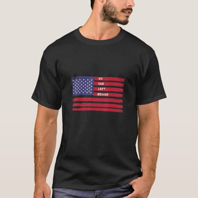 Camiseta Militar Ninguém Deixado Para Trás (Frente)