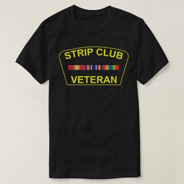 Camiseta Military Strip Club Veteran T Shirt 20509 (Frente do Design)