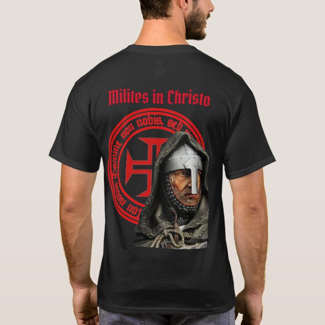 Camiseta Milites em Christo T-shirt (Verso)