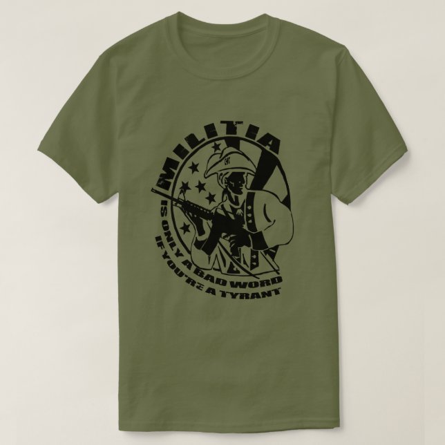 CAMISETA MILITIA (Frente do Design)