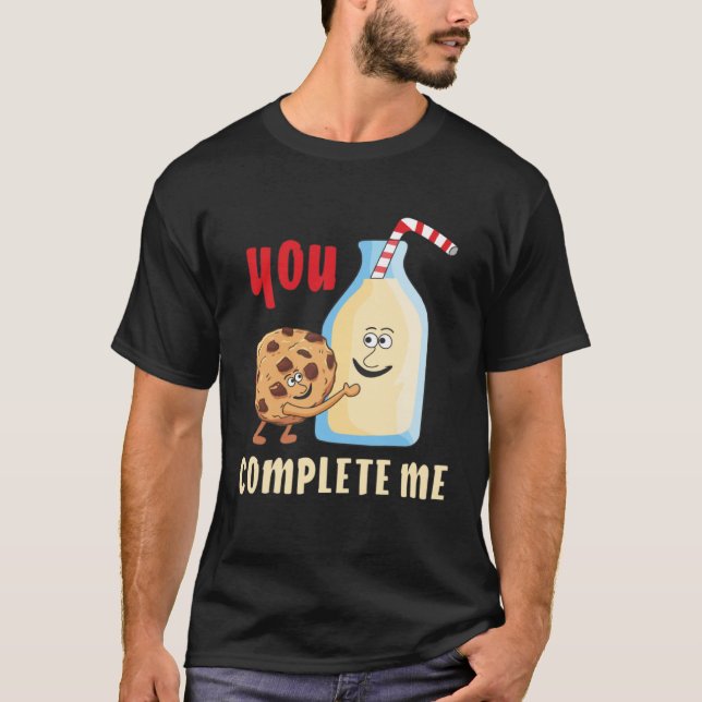 Camiseta Milk Keks You Complete Me Biscuit Milk Friends (Frente)