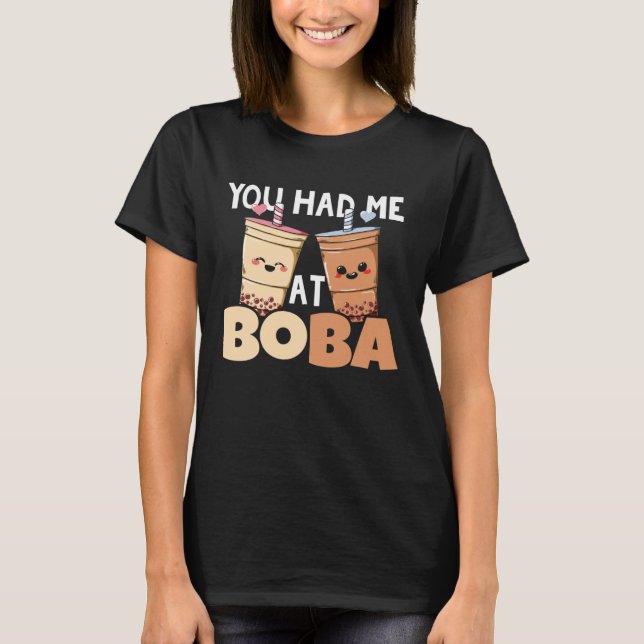 Camiseta Milk Tea Boba  Bubble Tea Maker (Frente)