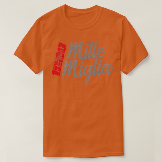 Camiseta Mille Miglia 1000 (Frente do Design)