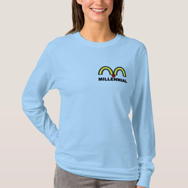 Camiseta MILLENNIAL feminina (Frente)