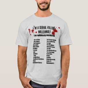 Camiseta Millennials está matando tudo, política engraça