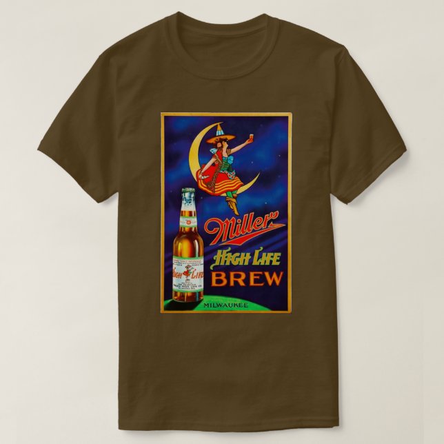 Camiseta Miller High Life Brew T (Frente do Design)