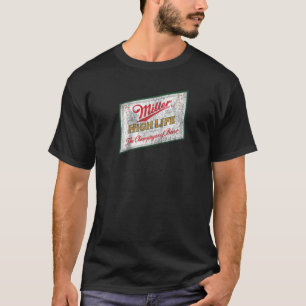 Camiseta Miller High Life Champanhe De Rótulo Vintage Cerve