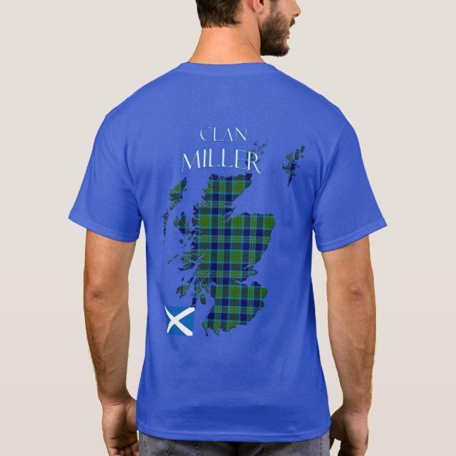 Camiseta Miller Scottish Clan Tartan Scotland (Verso)