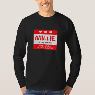 Camiseta Millie É Meu Nome Apelido Personalizado Ali