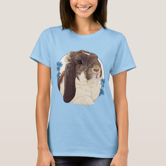 Camiseta Milly Moo Bunny Ladies T-Shirt (Frente)