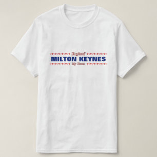 Camiseta MILTON KEYNES - minha casa - Inglaterra; Coraçõe