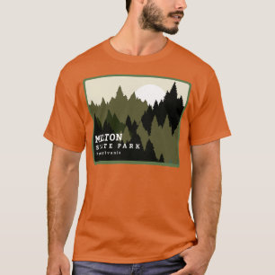 Camiseta Milton State Park Pensilvânia Forest Sunrise