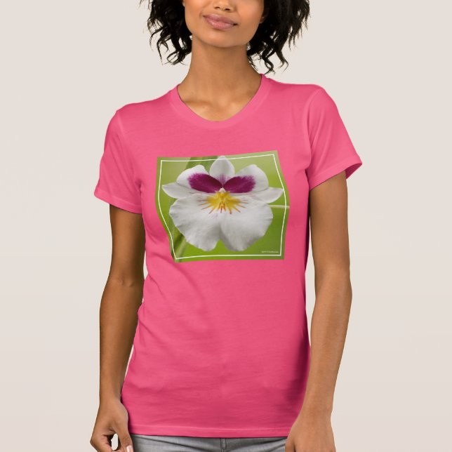 Camiseta Miltoniopsis Roezlii (orquídeas de amor perfeito) (Frente)