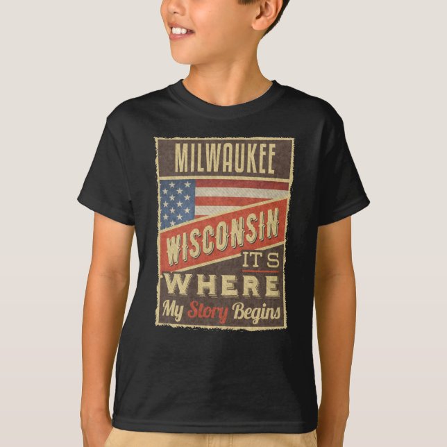 Camiseta Milwaukee Wisconsin (Frente)