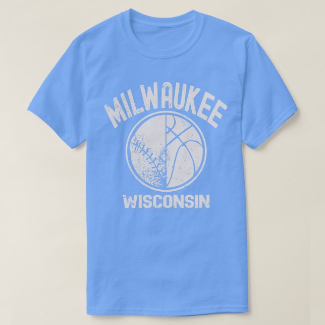 Camiseta Milwaukee Wisconsin Baseball (Frente do Design)