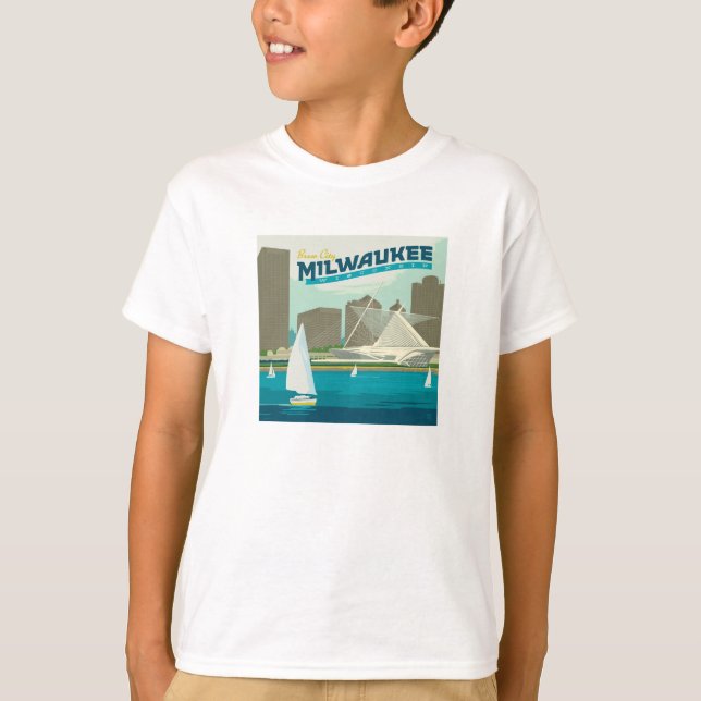 Camiseta Milwaukee Wisconsin Harbor | Brew City (Frente)