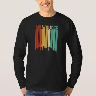 Camiseta Milwaukee Wisconsin Retro City Architecture Vintag